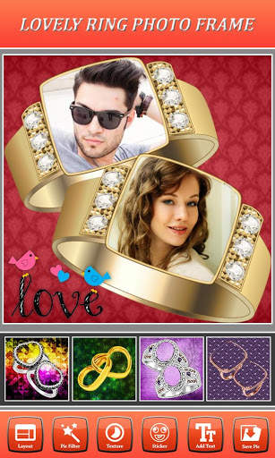 Lovely Ring Photo Frame : Wedding Photo Ring screenshot 4