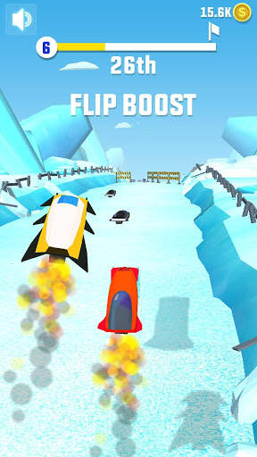 Flippy Snow Rider Race screenshot 1