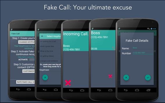 Fake Call: Your Voice Recognition Excuse screenshot 6