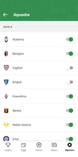 TorAlarm - Risultati di calcio screenshot 8