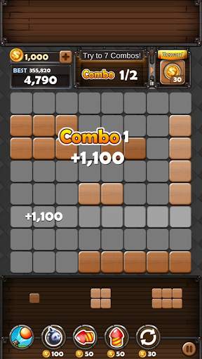 ブロックパズルキング : ウッド・8×8ブロック・パズル screenshot 4