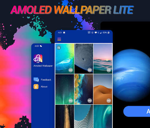 Amoled Wallpaper Lite screenshot 1