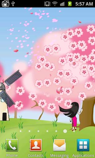 Sakura Love Live Wallpaper screenshot 4