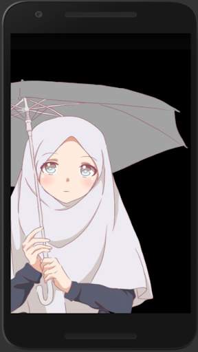 Muslimah Hijab Cartoon wallpaper HD Offline screenshot 2