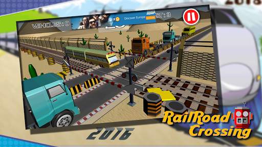 RailRoad Crossing 3D 🚅 Train Simulator Game screenshot 4