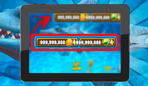 Guide for free hungry shark diamonds & coins screenshot 4