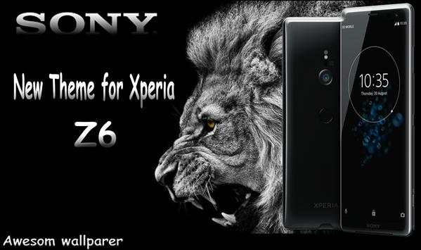 Theme and Launcher Sony xperia Z6 screenshot 1