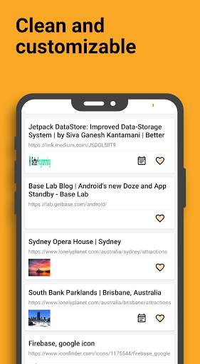 Keeplink: Links/Bookmarks manager 2 تصوير الشاشة
