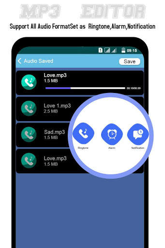 Mp3  Music Editor - Ringtone Maker & Merger screenshot 4
