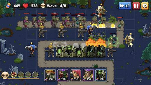 Heroes Defense: Attack on Zombie screenshot 8