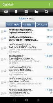 Digimail : CSC SPV  E-Governance screenshot 3