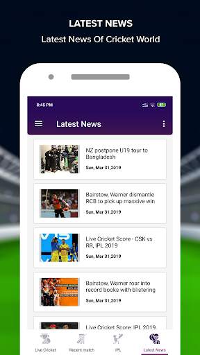 Live Cricket Match screenshot 5