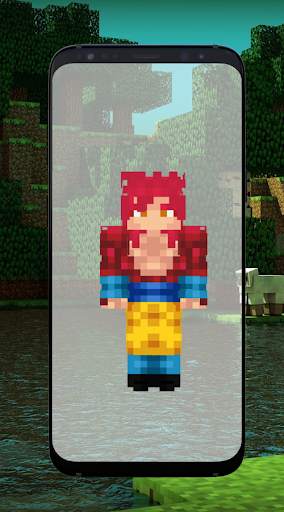 Skin DragonBall Goku for Minecraft screenshot 2