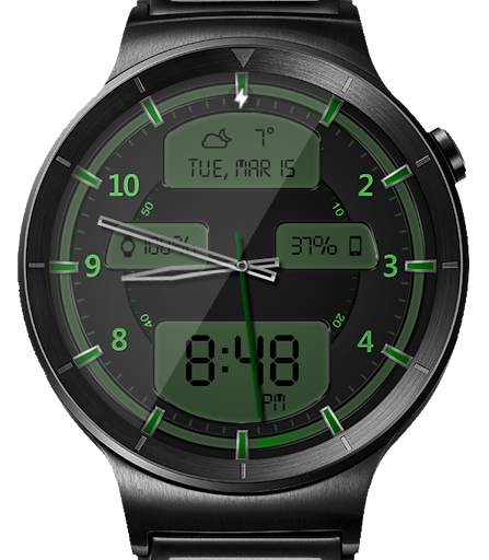 Chrome LED HD Watch Face Widget & Live Wallpaper screenshot 16