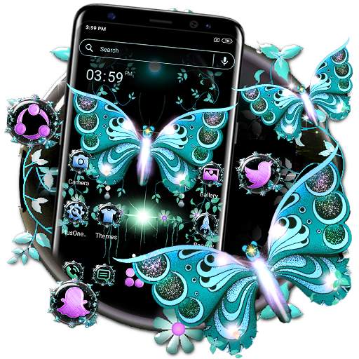 Butterfly Glitter Launcher Themes 2.0.0