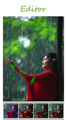 Rain Video Music -Photo Editor screenshot 4
