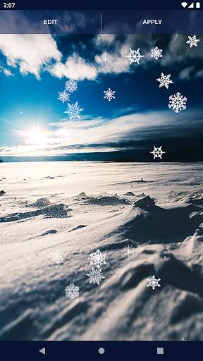 White Snow Live Wallpaper screenshot 7