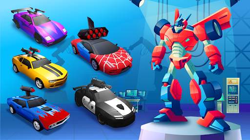 Robot Merge Master: Car Games screenshot 6