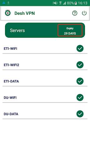 Desh VPN screenshot 2