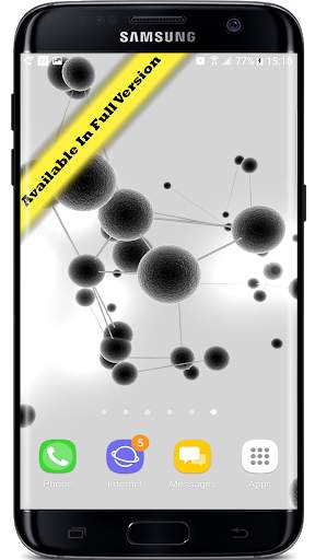 Particle Molecules 3D Live Wallpaper screenshot 4