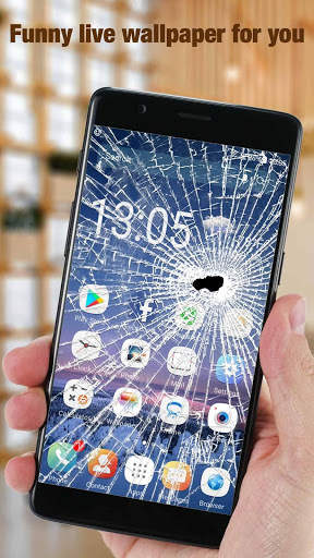 Broken Screen Launcher for Prank screenshot 2