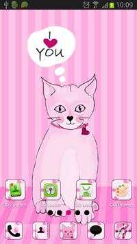Pink Kitties for GO Launcher screenshot 5