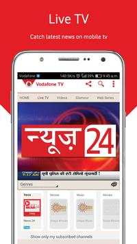 Vodafone Mobile TV Live TV screenshot 1