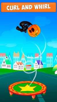 Stickman Trampline Flip Jumping Game screenshot 2