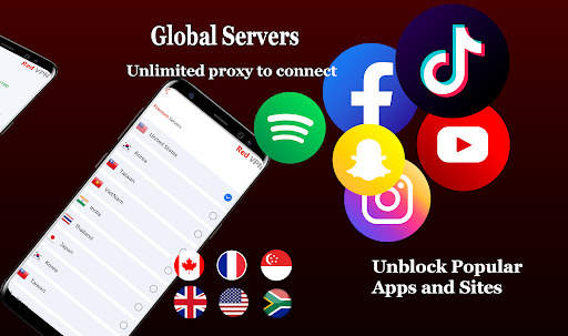 Red VPN | Free server Gaming VPN screenshot 4