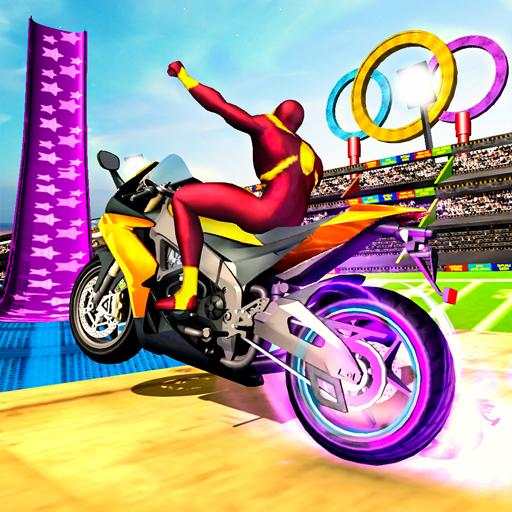 SuperHero Ramp Stunt Mega Racing Games - 2021 Bike 1.0.5