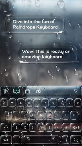 Raindrops Keyboard screenshot 3