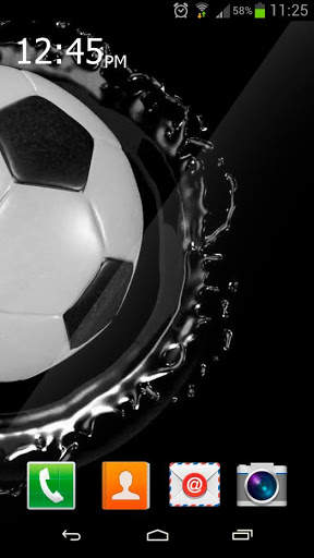 Soccer Ball Live Wallpaper screenshot 2