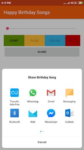 Happy birthday songs mp3 screenshot 4