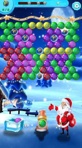 New Santa Christmas Bubble Shooter screenshot 2