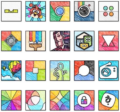 WhatsArt - Icon Pack 1 تصوير الشاشة