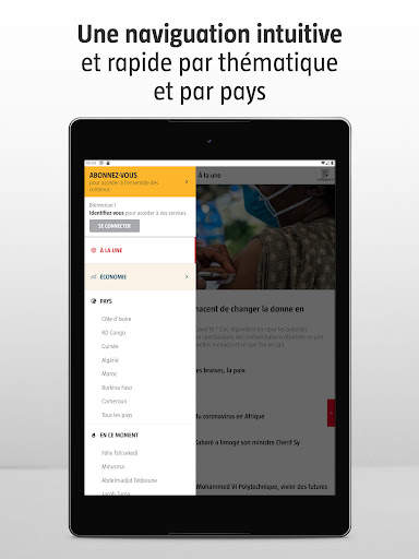 JeuneAfrique.com screenshot 11