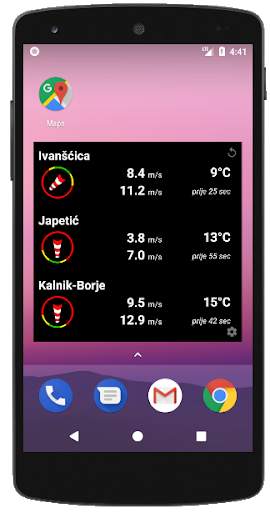 MMS4 Meteo Widget screenshot 2
