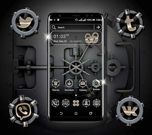 Safe Vault Launcher Theme screenshot 1