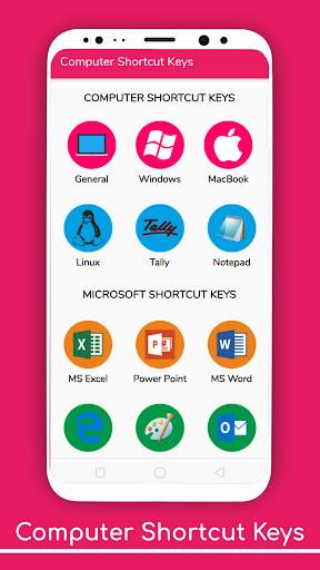 Computer Shortcut Keys: 500  Shortcut Keys screenshot 1