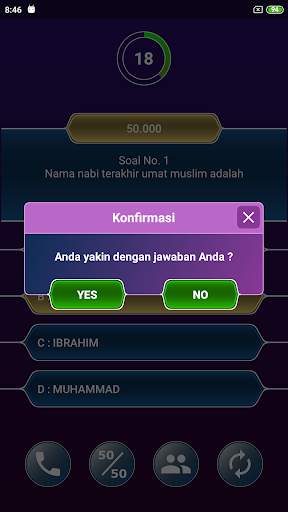 Kuis Pintar 1 Miliar - Permainan Asah Otak screenshot 3