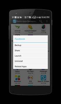 Quick Apps Backup and Share screenshot 2