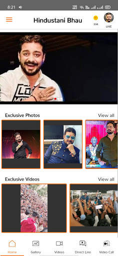 Youtuber Hindustani Bhau Official App screenshot 2