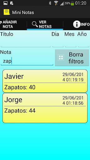 Mini Notas screenshot 3