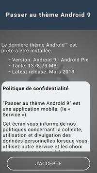 Passer au thème Android 9 screenshot 3