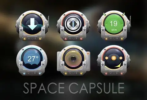 Dark Space Theme HD CLauncher screenshot 2