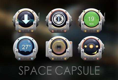 Dark Space Theme HD CLauncher screenshot 2