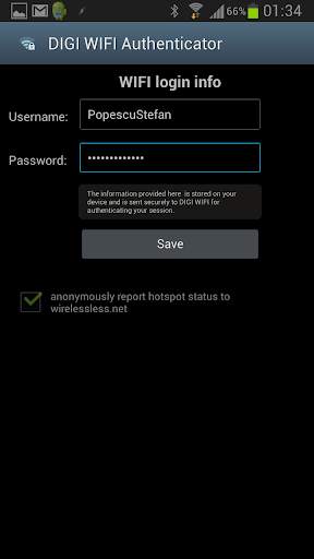 DIGI WIFI Authenticator screenshot 2