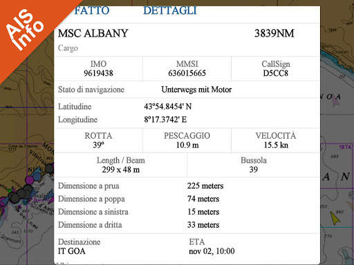 AIS Flytomap GPS carte nautiche e da pesca screenshot 9