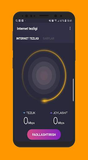 Internet tezligi - O'zbekcha programma 2019 screenshot 1