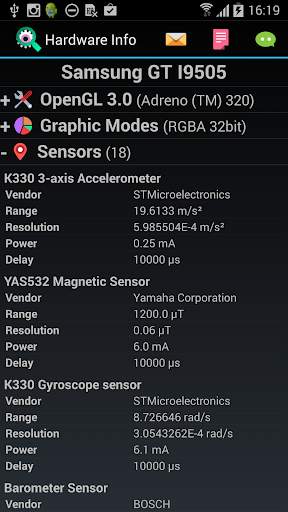 Hardware Info screenshot 2